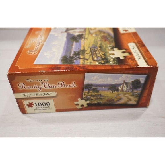 The Art of Randy Van Beek "Apples For Sale" Jigsaw Puzzle 1000 Pieces - Picture 7 of 8